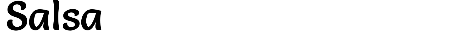 Salsa Font preview