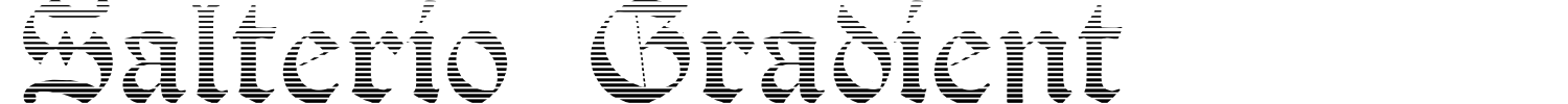 Salterio Gradient Font preview