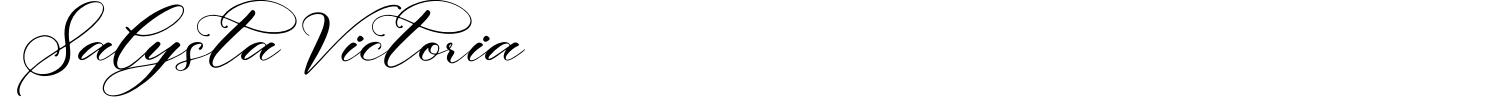 Salysta Victoria Font preview