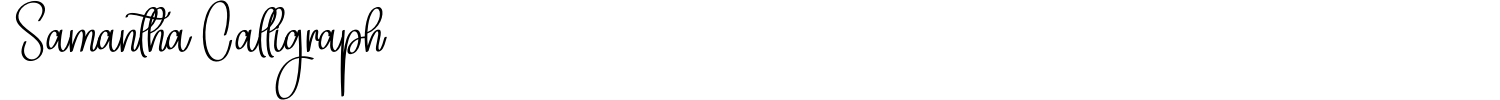 Samantha Calligraph Font preview