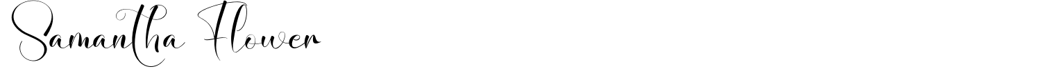 Samantha Flower Font preview