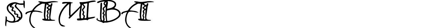 Samba Font preview