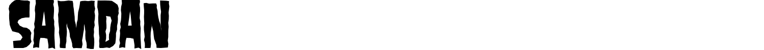 Samdan Font preview