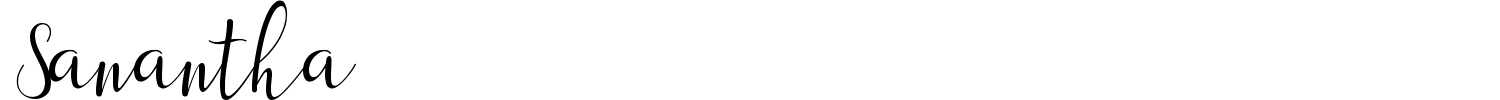 Sanantha Font preview