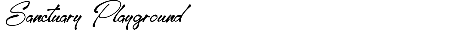 Sanctuary Playground Font preview