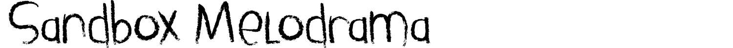 Sandbox Melodrama Font preview