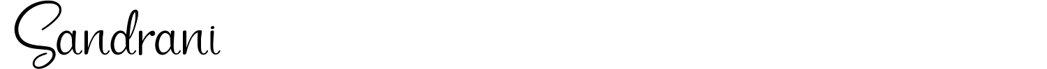 Sandrani Font preview