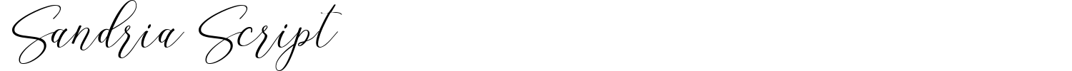 Sandria Script Font preview