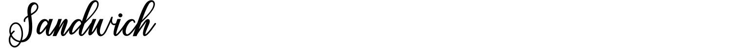Sandwich Font preview