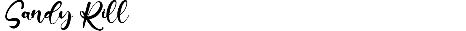 Sandy Rill Font preview