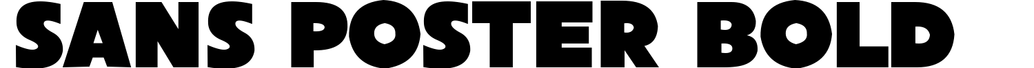 Sans Poster Bold Font preview