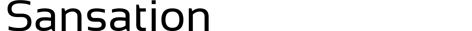 Sansation Font preview
