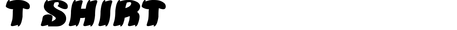 T Shirt Font preview