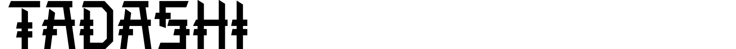 Tadashi Font preview