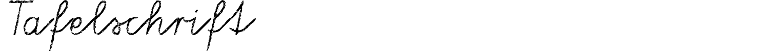 Tafelschrift Font preview