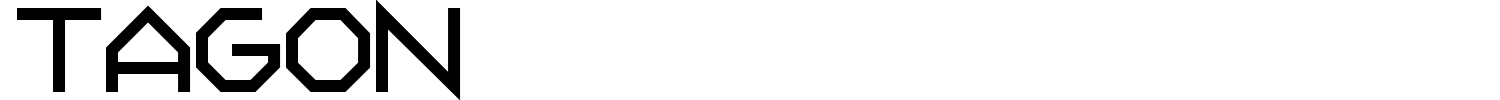 Tagon Font preview