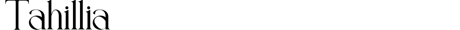 Tahillia Font preview