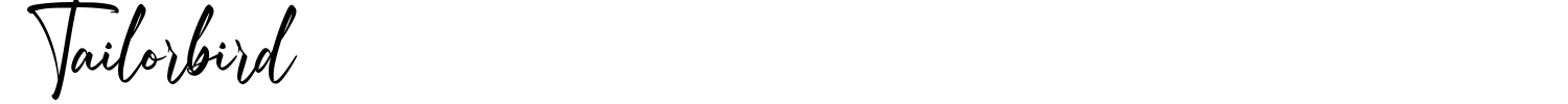 Tailorbird Font preview
