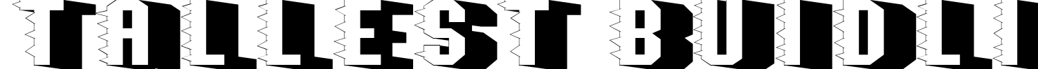 Tallest Buidling Font preview