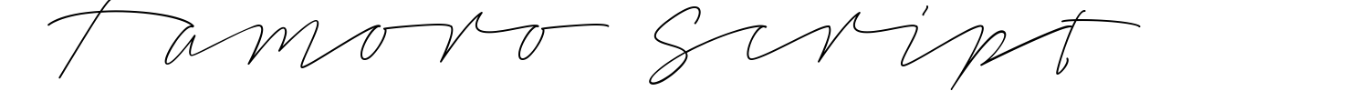 Tamoro Script Font preview