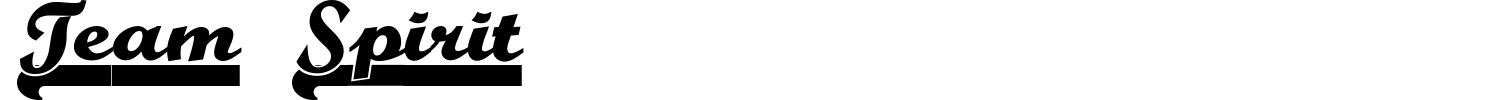 Team Spirit Font preview