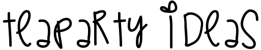 Teaparty Ideas Font preview