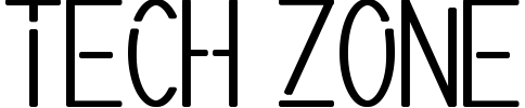 Tech Zone Font preview