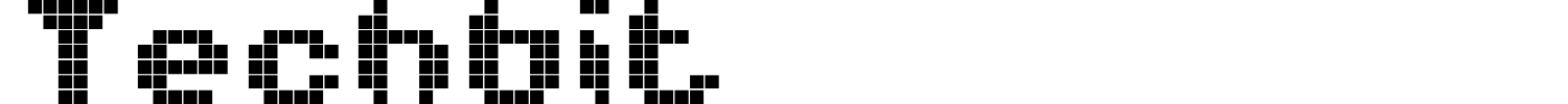 Techbit Font preview