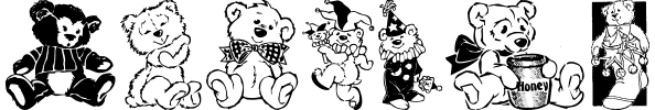 Teddybers Too Font preview