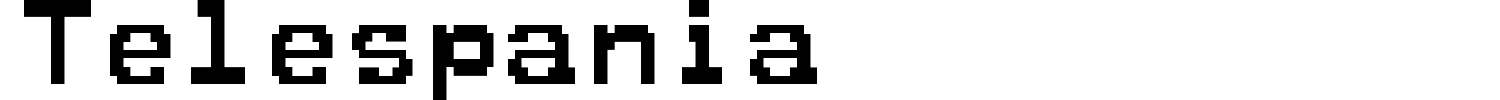 Telespania Font preview