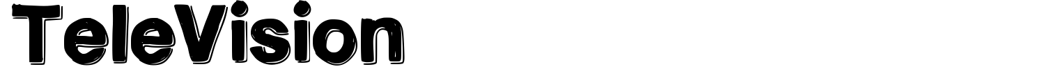 TeleVision Font preview