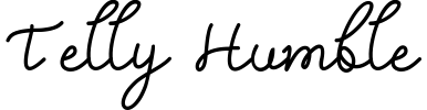 Telly Humble Font preview