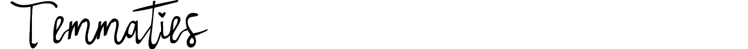 Temmaties Font preview