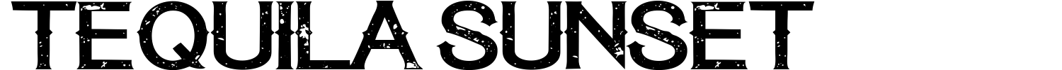 Tequila Sunset Font preview