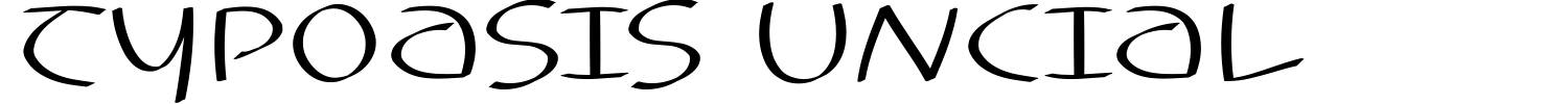 TypOasis Uncial Font preview