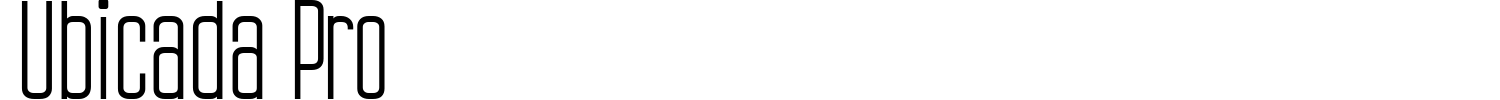 Ubicada Pro Font preview