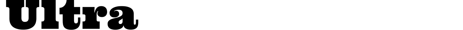 Ultra Font preview
