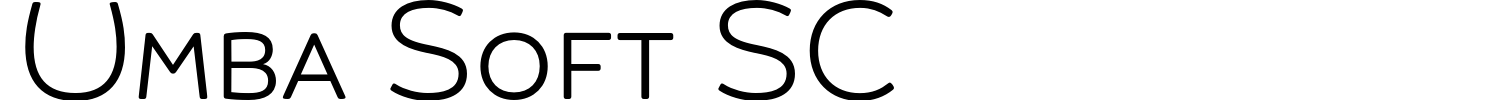 Umba Soft SC Font preview