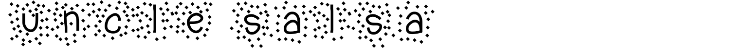 Uncle Salsa Font preview