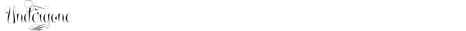Undergone Font preview