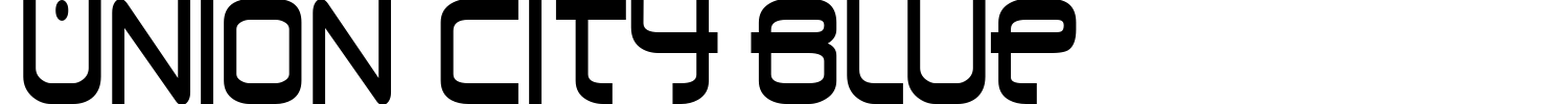 Union City Blue Font preview