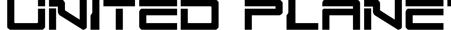 United Planets Font preview