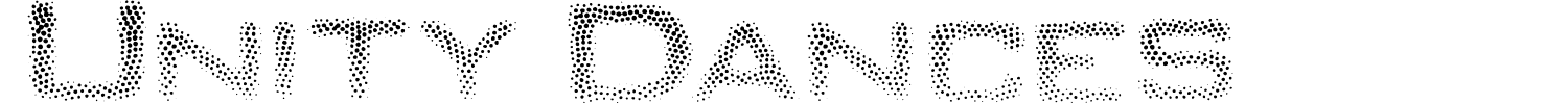 Unity Dances Font preview