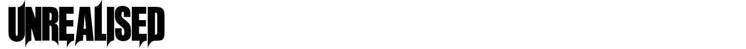 Unrealised Font preview