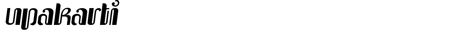 Upakarti Font preview