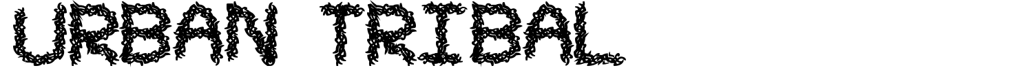 Urban Tribal Font preview