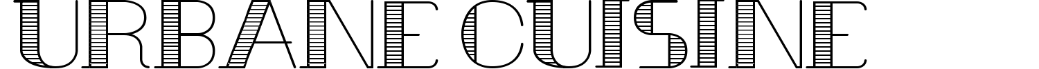 Urbane Cuisine Font preview