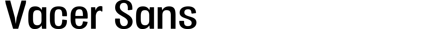 Vacer Sans Font preview