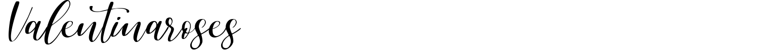 Valentinaroses Font preview