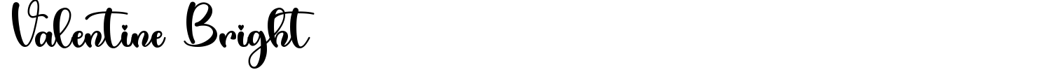 Valentine Bright Font preview